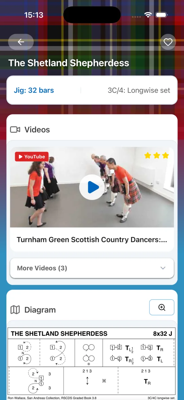 Watch dance video tutorials in the app